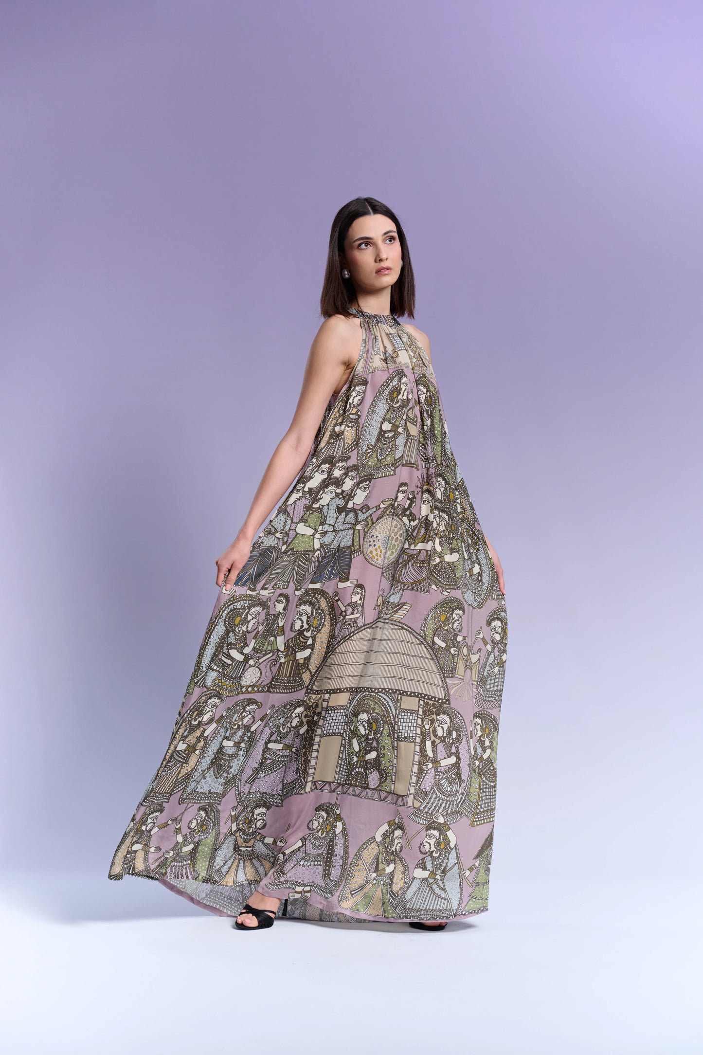 Long Dress - Purple Sage