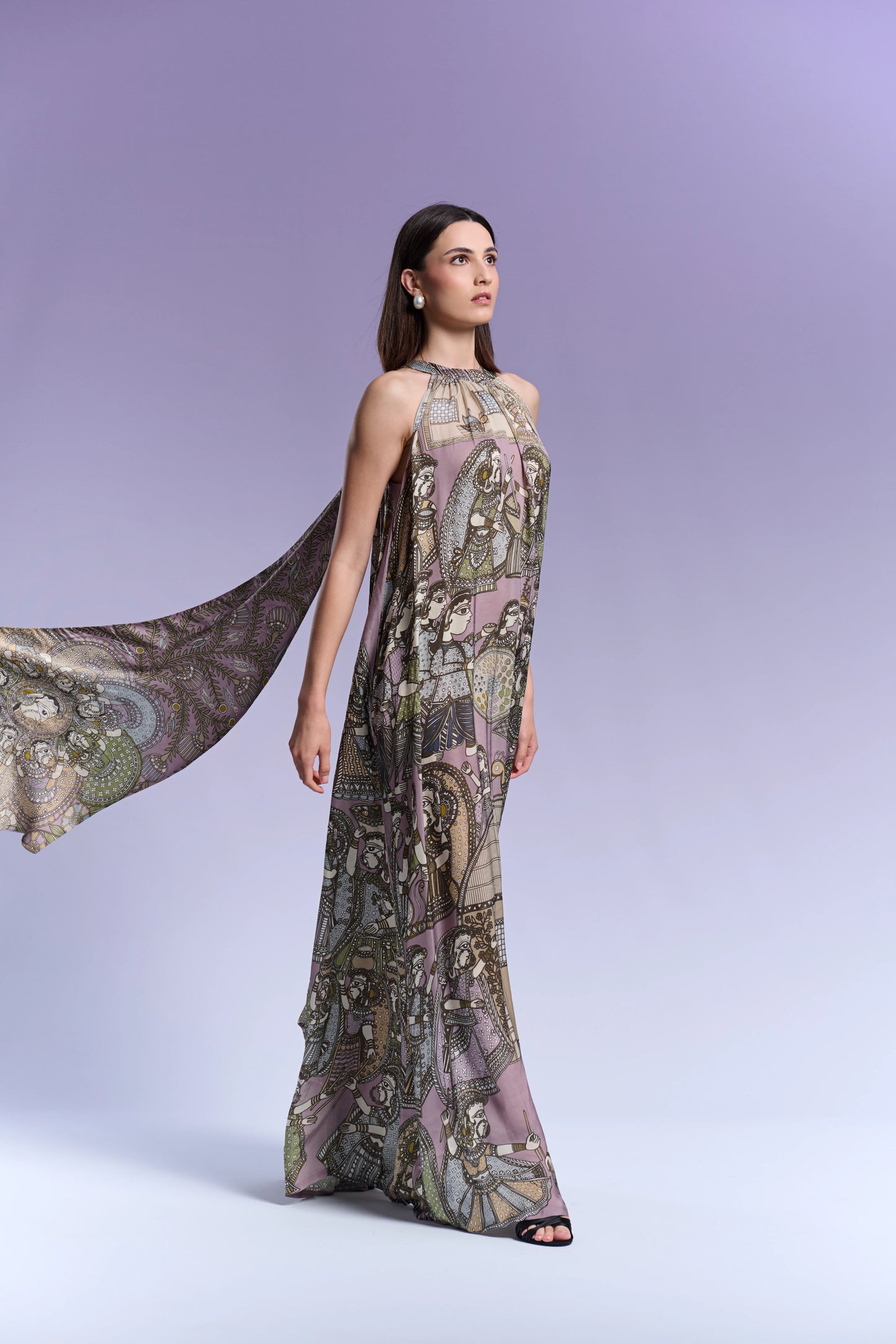 Long Dress - Purple Sage