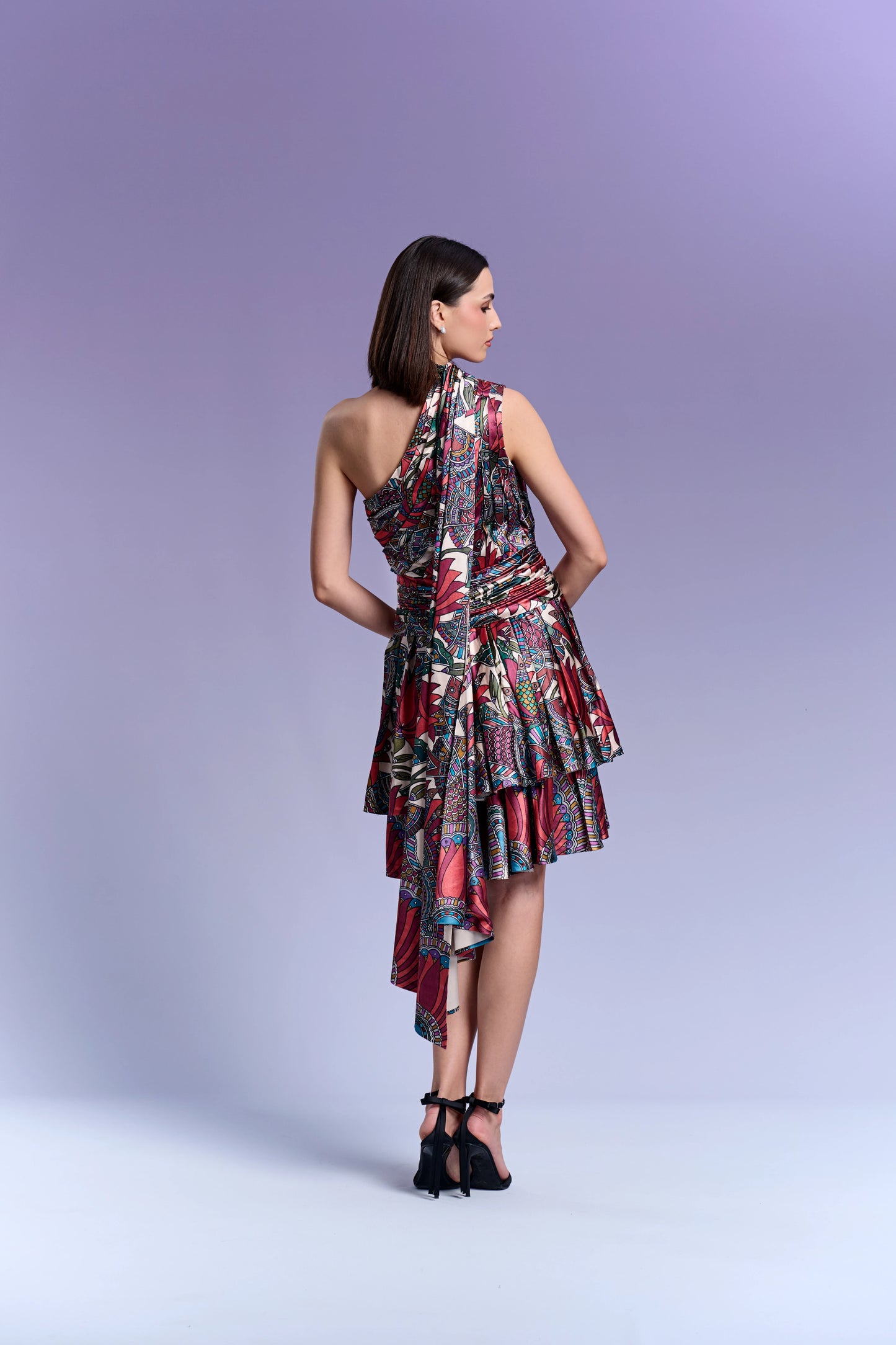 Short Dress - Vanilla & Cranberry