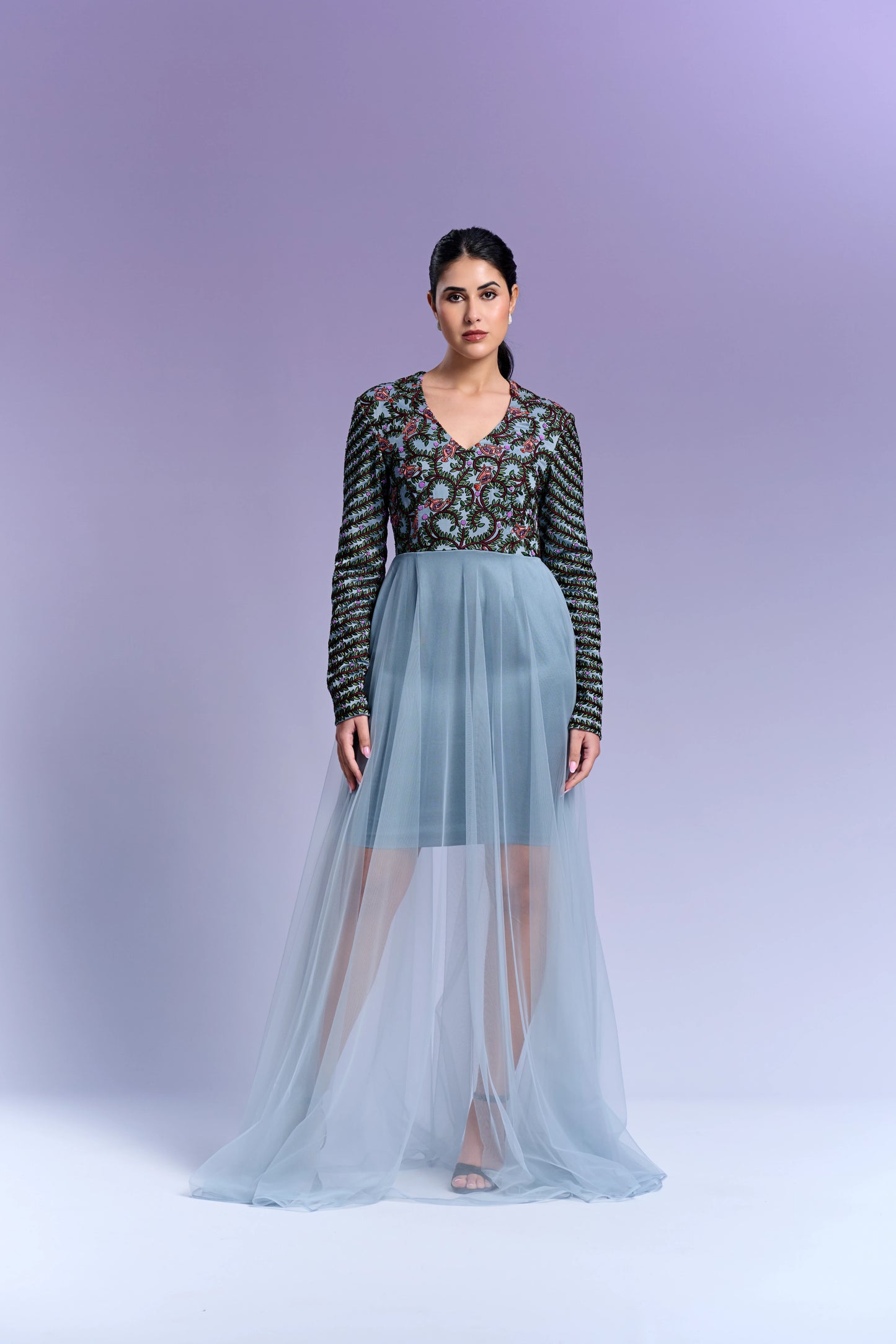 Long Dress – Glacier Blue
