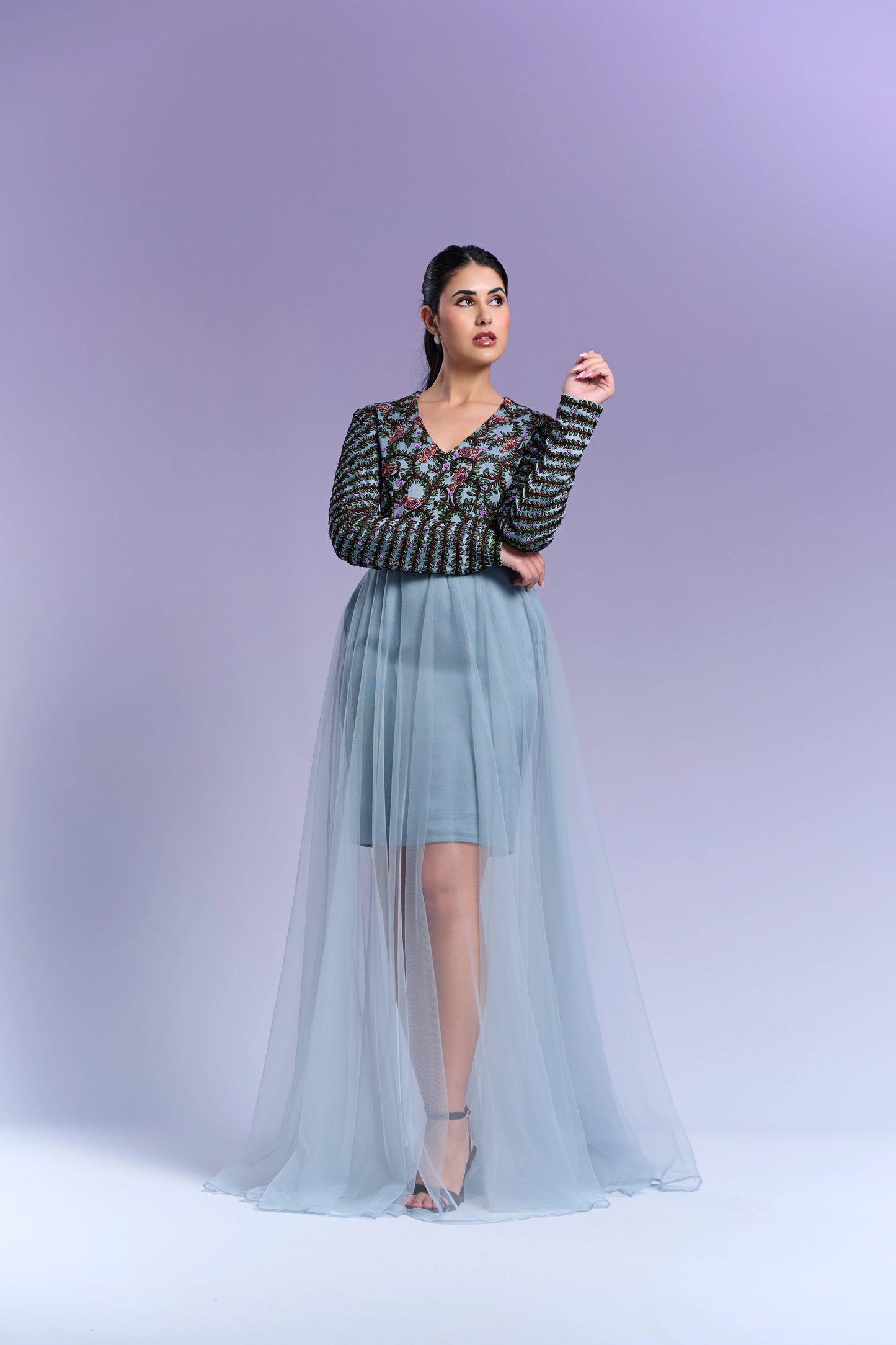 Long Dress – Glacier Blue