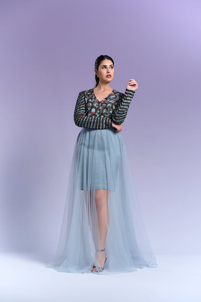 Long Dress – Glacier Blue