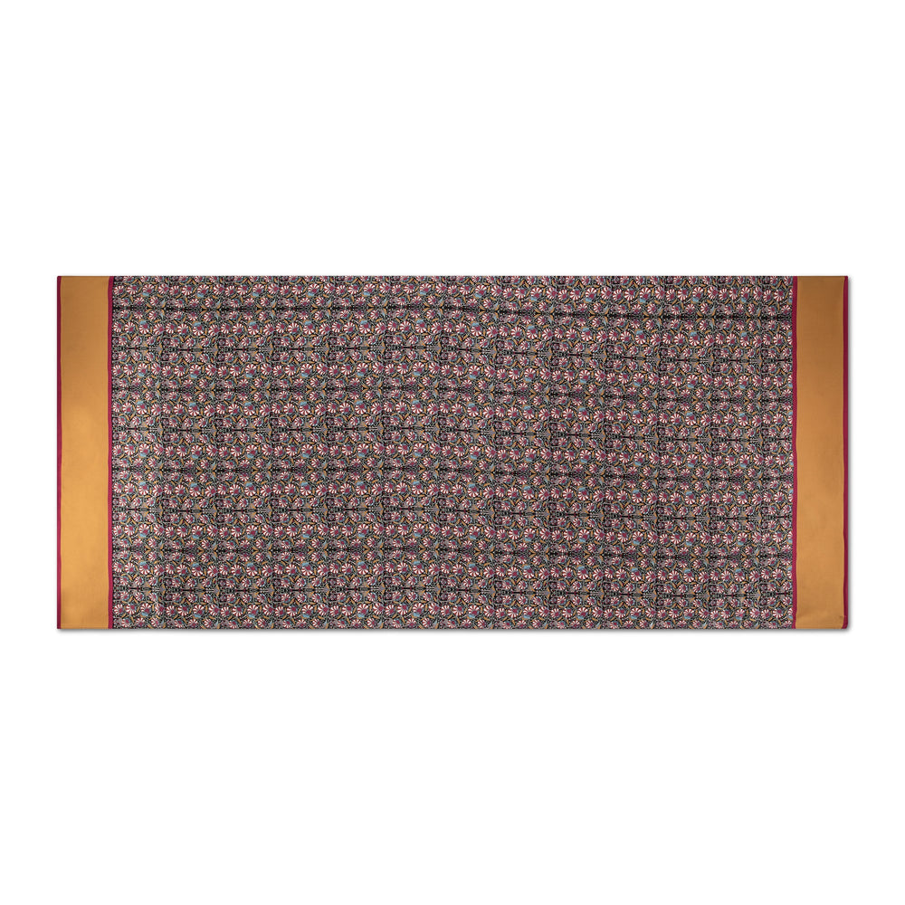 Floral - Dark Beige