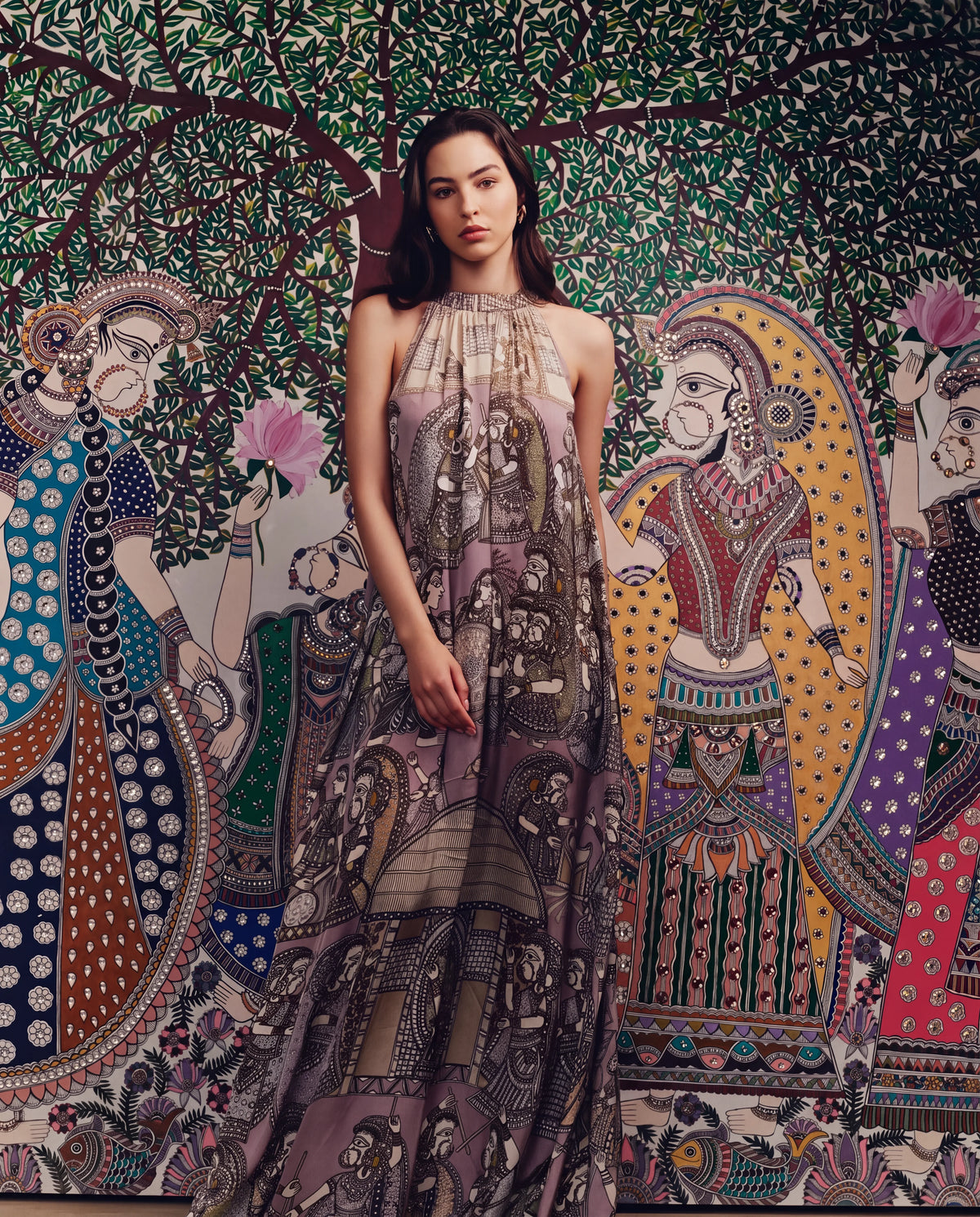 Long Dress - Purple Sage