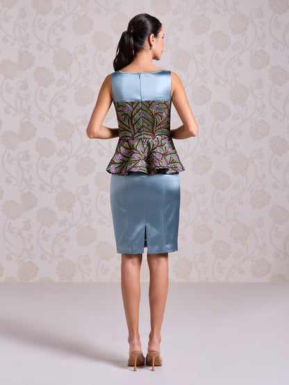 Short Dress - Glacier Blue