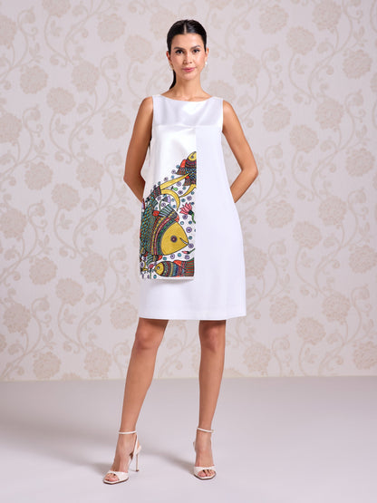 Short Dress - Chantilly White