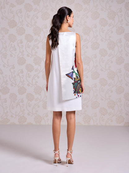 Short Dress - Chantilly White