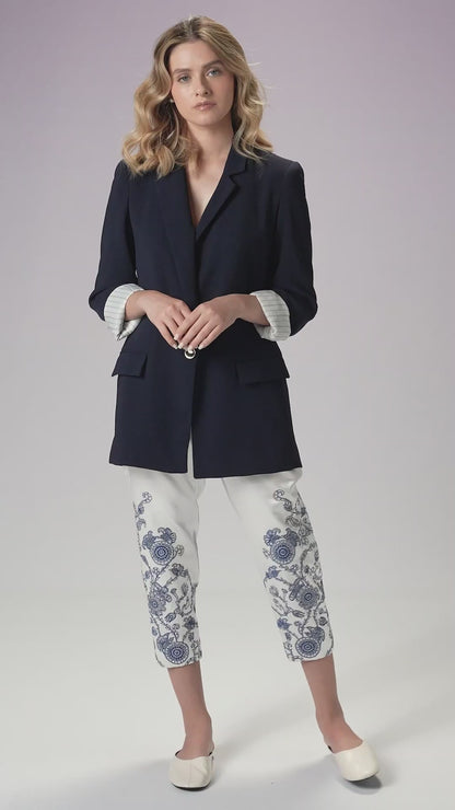 Capris - Chantilly White