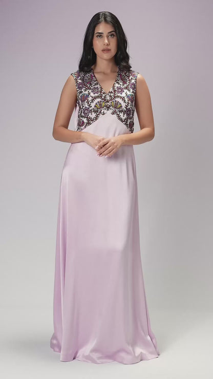 Long Dress - French Lilac