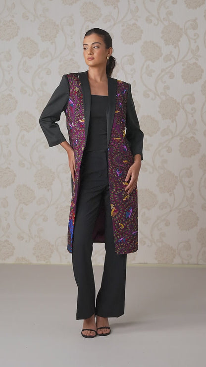 Jacket - Persian Rose & Charcoal Dust