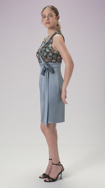 Short Dress - Glacier Blue