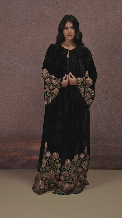 Abaya - Charcoal Dust