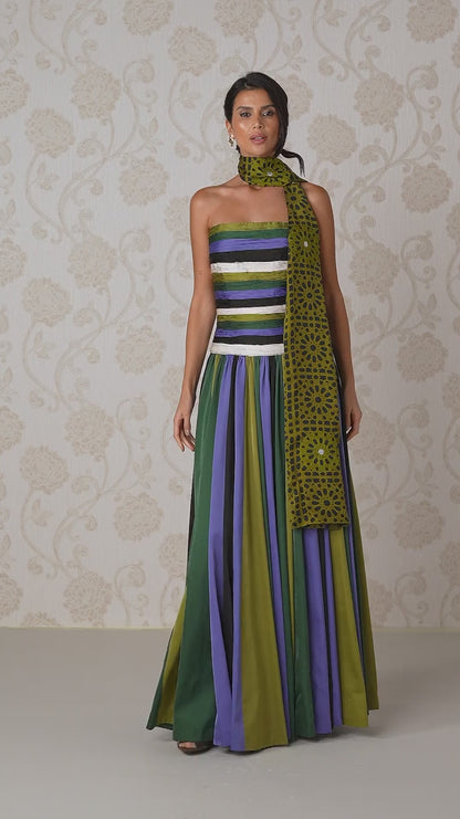 Evening Gown - Multicoloured
