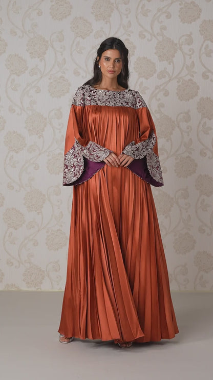 Kaftan - Terracotta Luxe & Wine Bouquet